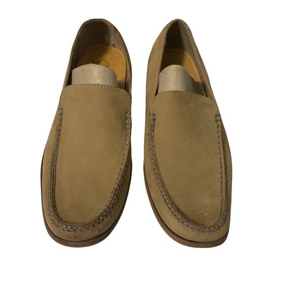Cole Haan Women's Tan Suede‎ Loafers 10 Corp Light Academia Round Toe Slip On - Picture 7 of 12